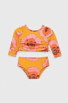 Zdjęcie produktu GAP dwuczęściowy strój kąpielowy niemowlęcy kolor pomarańczowy