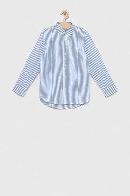 Zdjęcie produktu GAP koszula bawełniana dziecięca kolor niebieski