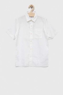 Zdjęcie produktu GAP koszula lniana dziecięca kolor biały