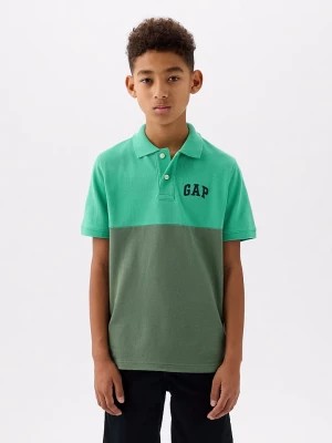 Zdjęcie produktu GAP Koszulka polo w kolorze zielonym rozmiar: 152/158
