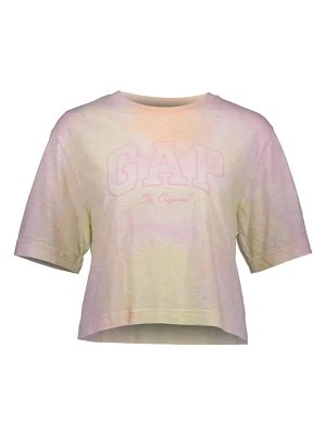 Zdjęcie produktu GAP Koszulka w kolorze jasnoróżowo-żółtym rozmiar: L
