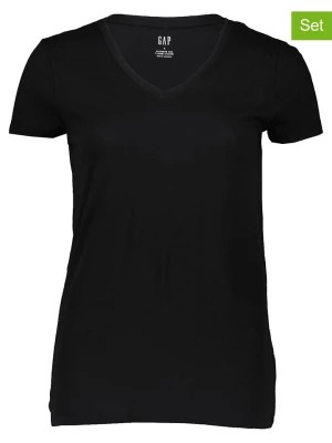 Zdjęcie produktu GAP Koszulki (2 szt.) w kolorze białym i czarnym rozmiar: XL