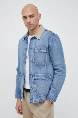 Zdjęcie produktu GAP kurtka jeansowa męska kolor niebieski przejściowa