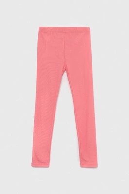 Zdjęcie produktu GAP legginsy dziecięce kolor różowy gładkie