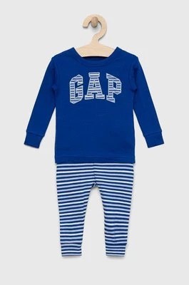 Zdjęcie produktu GAP piżama bawełniana dziecięca kolor niebieski wzorzysta