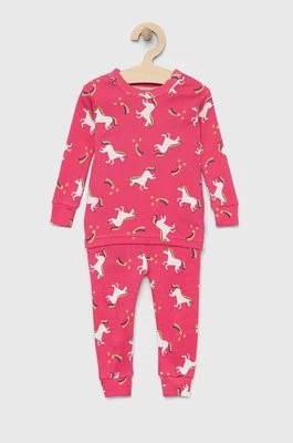 Zdjęcie produktu GAP piżama bawełniana dziecięca kolor różowy wzorzysta