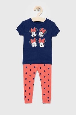 Zdjęcie produktu GAP piżama bawełniana dziecięca x Disney kolor granatowy wzorzysta