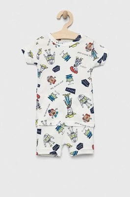 Zdjęcie produktu GAP piżama bawełniana dziecięca x Pixar kolor biały wzorzysta