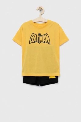 Zdjęcie produktu GAP piżama dziecięca kolor żółty z nadrukiem