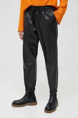 Zdjęcie produktu GAP spodnie damskie kolor czarny high waist
