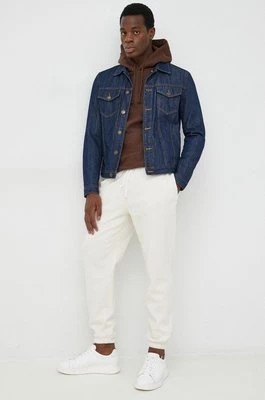 Zdjęcie produktu GAP spodnie dresowe męskie kolor beżowy gładkie