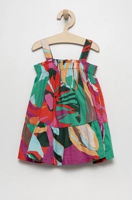 Zdjęcie produktu GAP sukienka bawełniana dziecięca midi rozkloszowana