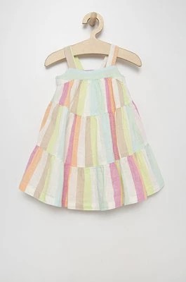 Zdjęcie produktu GAP sukienka lniana dziecięca mini rozkloszowana