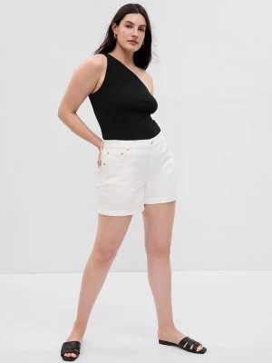 Zdjęcie produktu GAP Szorty dżinsowe w kolorze białym rozmiar: W31