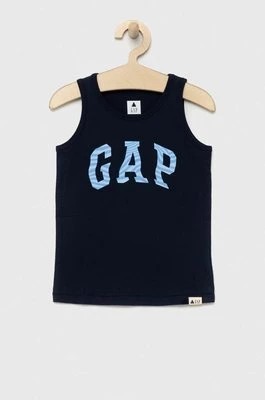 Zdjęcie produktu GAP t-shirt bawełniany dziecięcy 3-pack kolor turkusowy z nadrukiem