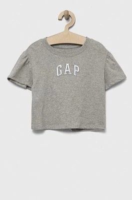 Zdjęcie produktu GAP t-shirt bawełniany dziecięcy kolor szary