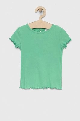 Zdjęcie produktu GAP t-shirt bawełniany dziecięcy kolor zielony