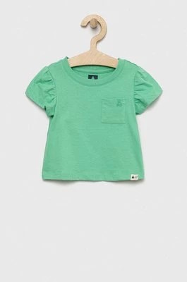 Zdjęcie produktu GAP t-shirt bawełniany dziecięcy kolor zielony