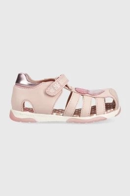 Zdjęcie produktu Garvalin sandały skórzane dziecięce kolor różowy