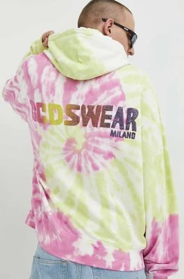 Zdjęcie produktu GCDS bluza bawełniana męska z kapturem wzorzysta