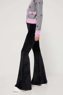 Zdjęcie produktu GCDS legginsy damskie kolor czarny gładkie