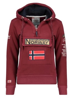 Zdjęcie produktu Geographical Norway Bluza "Gymclass" w kolorze czerwonym rozmiar: S