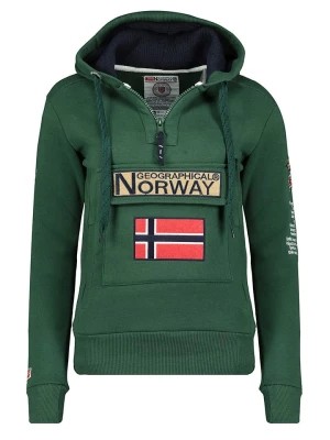 Zdjęcie produktu Geographical Norway Bluza "Gymclass" w kolorze zielonym rozmiar: M