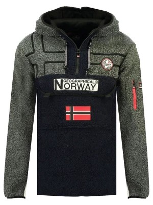 Zdjęcie produktu Geographical Norway Bluza polarowa "Riakolo" w kolorze granatowo-szarym rozmiar: M