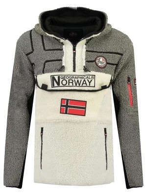 Zdjęcie produktu Geographical Norway Bluza polarowa "Riakolo" w kolorze szaro-białym rozmiar: M