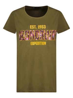 Zdjęcie produktu Geographical Norway Koszulka "Jarenne" w kolorze khaki rozmiar: XL