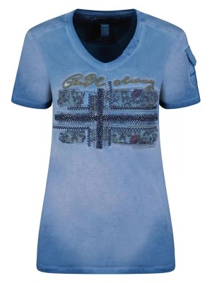 Zdjęcie produktu Geographical Norway Koszulka "Jepson" w kolorze niebieskim rozmiar: S