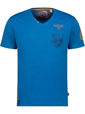 Zdjęcie produktu Geographical Norway Koszulka "Jibo" w kolorze niebieskim rozmiar: S
