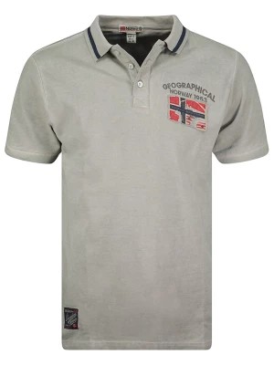 Zdjęcie produktu Geographical Norway Koszulka polo w kolorze szarym rozmiar: M