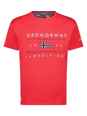 Zdjęcie produktu Geographical Norway Koszulka w kolorze czerwonym rozmiar: S
