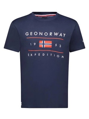Zdjęcie produktu Geographical Norway Koszulka w kolorze granatowym rozmiar: S