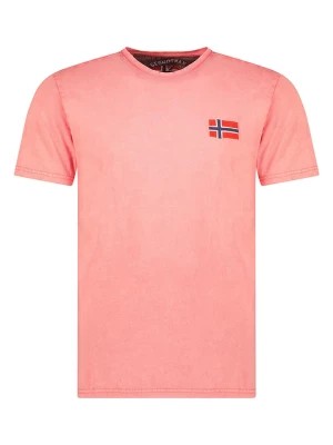 Zdjęcie produktu Geographical Norway Koszulka w kolorze jasnoróżowym rozmiar: M
