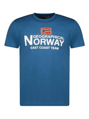 Zdjęcie produktu Geographical Norway Koszulka w kolorze niebieskim rozmiar: L