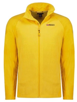 Zdjęcie produktu Geographical Norway Kurtka polarowa "Tug" w kolorze żółtym rozmiar: S