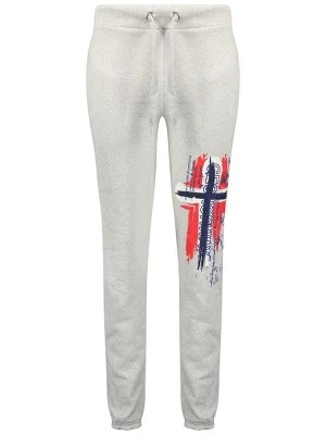 Zdjęcie produktu Geographical Norway Spodnie dresowe "Matuvu" w kolorze szarym rozmiar: XL