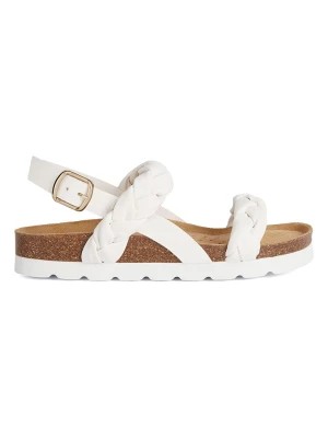 Zdjęcie produktu Geox Skórzane sandały "Brionia" w kolorze białym rozmiar: 36