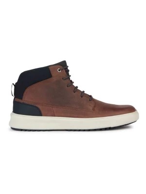 Zdjęcie produktu Geox Skórzane sneakersy "Cervino" w kolorze brązowym rozmiar: 40