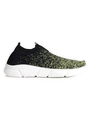 Zdjęcie produktu Geox Sneakersy "Aril" w kolorze czarno-zielonym rozmiar: 28
