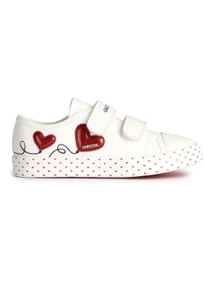 Zdjęcie produktu Geox Sneakersy "Ciak" w kolorze biało-czerwonym rozmiar: 34