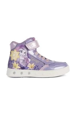 Zdjęcie produktu Geox sneakersy dziecięce x Disney kolor fioletowy