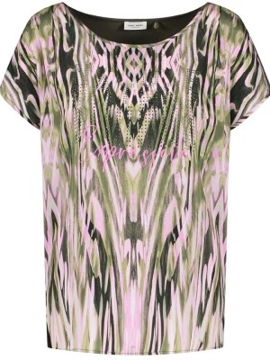 Zdjęcie produktu Gerry Weber Koszulka w kolorze zielono-różowo-kremowym rozmiar: 40