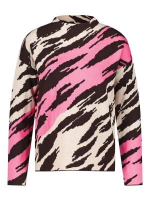 Zdjęcie produktu Gerry Weber Sweter w kolorze kremowo-fioletowo-różowym rozmiar: 48