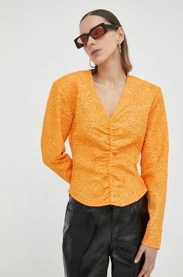 Zdjęcie produktu Gestuz bluzka damska kolor pomarańczowy gładka