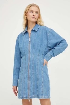 Zdjęcie produktu Gestuz sukienka jeansowa kolor niebieski mini oversize 10908708