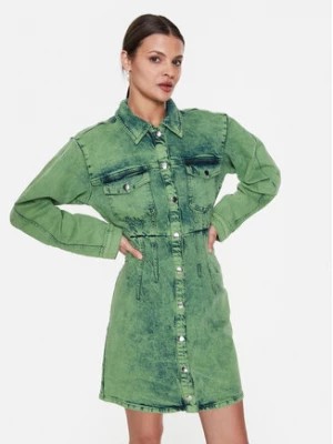 Zdjęcie produktu Gestuz Sukienka jeansowa Skyegz 10906800 Zielony Regular Fit