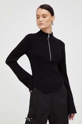 Zdjęcie produktu Gestuz sweter damski kolor czarny z półgolfem 10908356